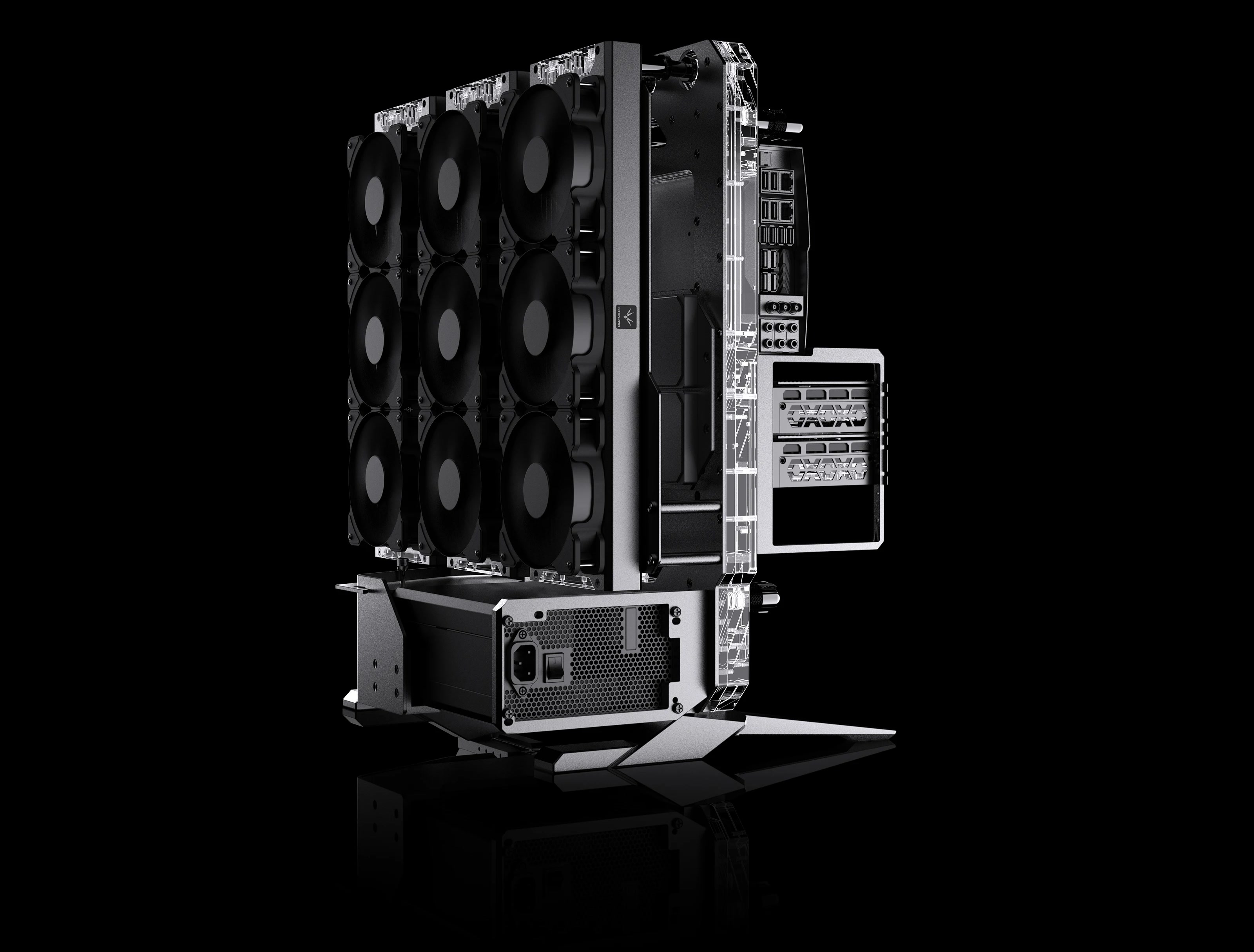 9-fan array